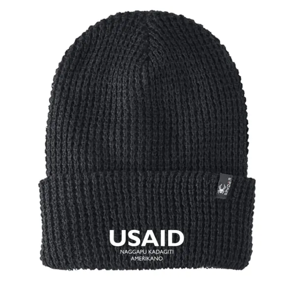 USAID Ilocano - Embroidered SPYDER Adult Vertex Knit Beanie
