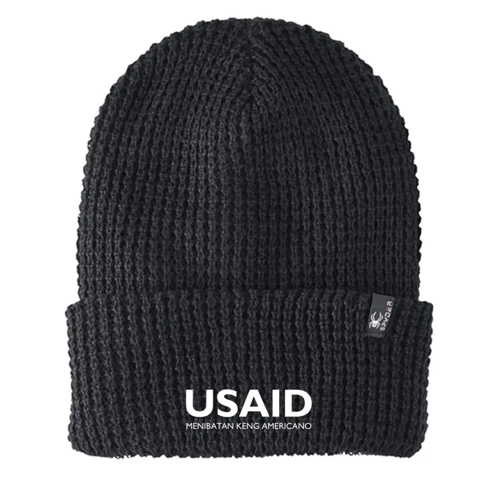 USAID Kapampangan - Embroidered SPYDER Adult Vertex Knit Beanie