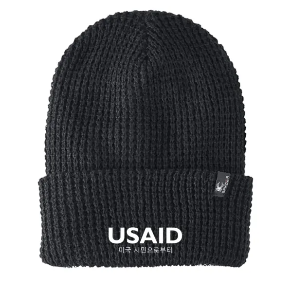 USAID Korean - Embroidered SPYDER Adult Vertex Knit Beanie