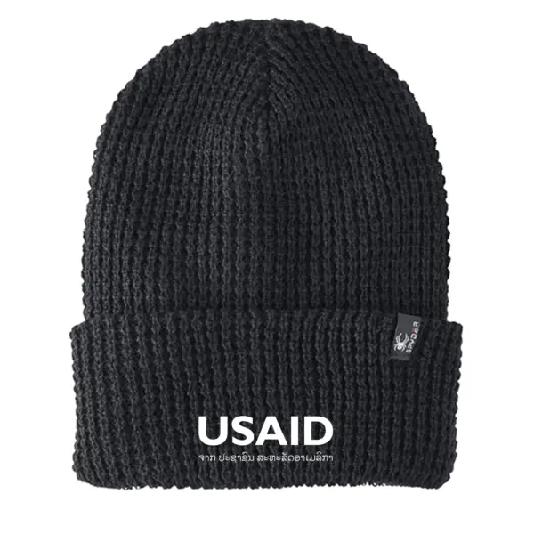 USAID Lao - Embroidered SPYDER Adult Vertex Knit Beanie