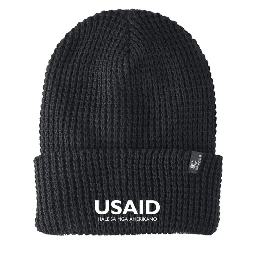 USAID Bicolano - Embroidered SPYDER Adult Vertex Knit Beanie