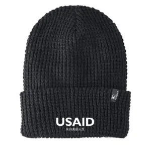 USAID Mandarin - Embroidered SPYDER Adult Vertex Knit Beanie