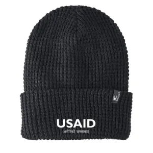 USAID Nepali - Embroidered SPYDER Adult Vertex Knit Beanie