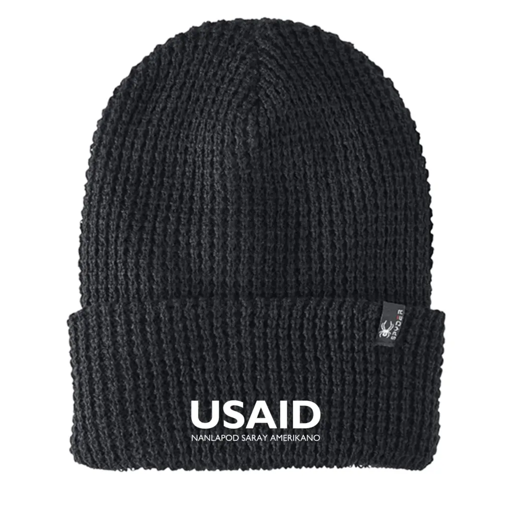 USAID Pangasinense - Embroidered SPYDER Adult Vertex Knit Beanie