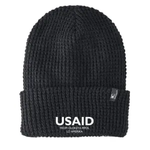 USAID Pijin - Embroidered SPYDER Adult Vertex Knit Beanie