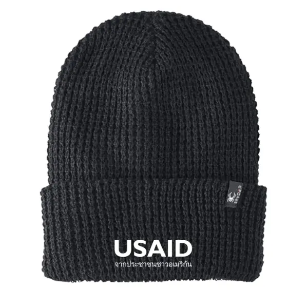 USAID Thai - Embroidered SPYDER Adult Vertex Knit Beanie