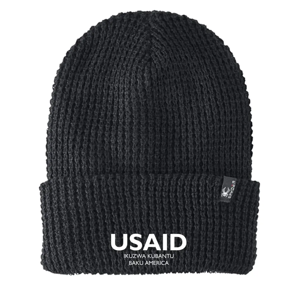 USAID Tonga - Embroidered SPYDER Adult Vertex Knit Beanie