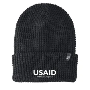 USAID Uzbek - Embroidered SPYDER Adult Vertex Knit Beanie