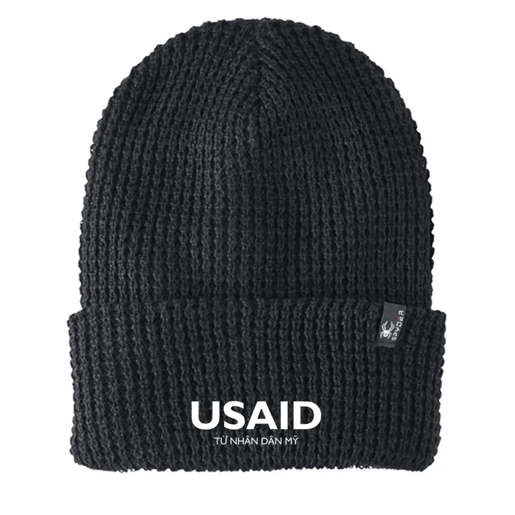 USAID Vietnamese - Embroidered SPYDER Adult Vertex Knit Beanie