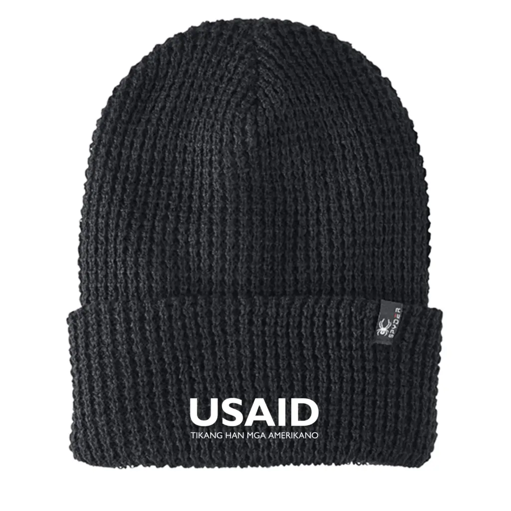USAID Waray-Waray - Embroidered SPYDER Adult Vertex Knit Beanie