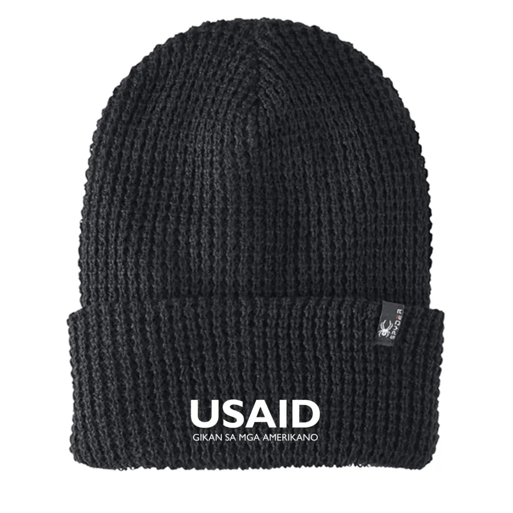 USAID Cebuano - Embroidered SPYDER Adult Vertex Knit Beanie