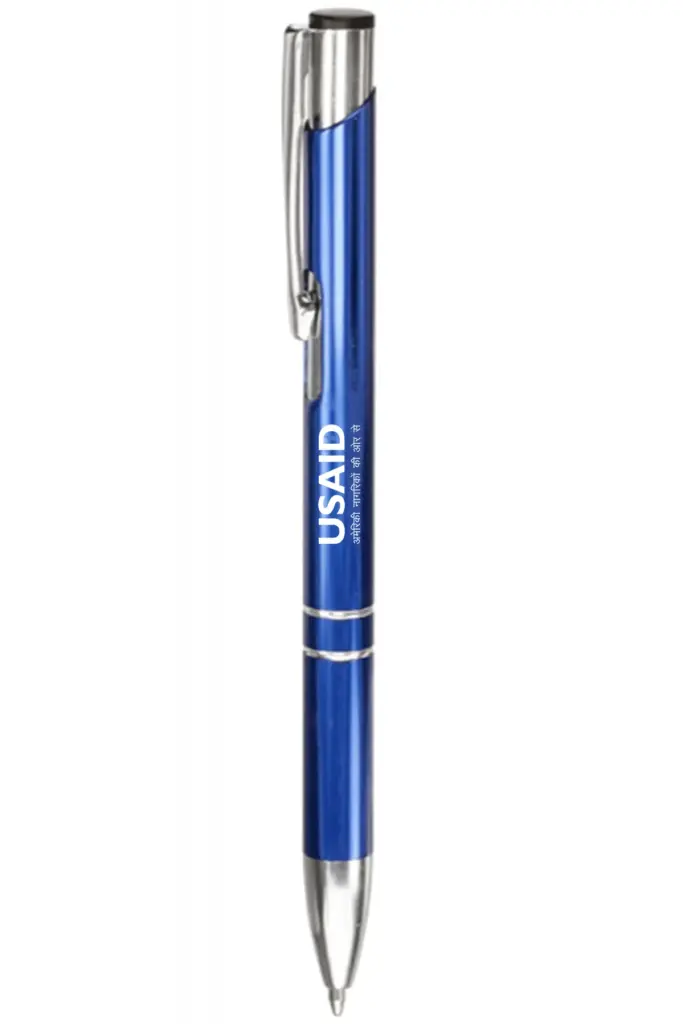 USAID Hindi - Ballpoint Aluminum Pen