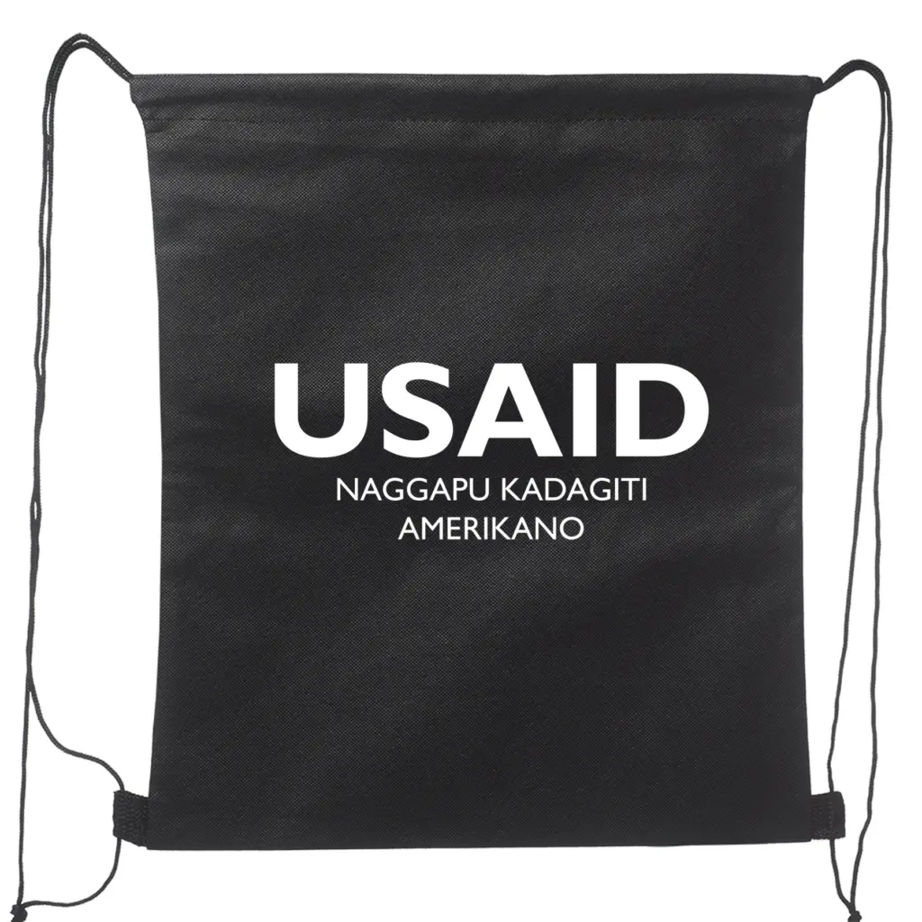 USAID Ilocano - Non-Woven Drawstring Backpacks (14.5"x17.5")