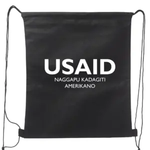 USAID Ilocano - Non-Woven Drawstring Backpacks (14.5"x17.5")