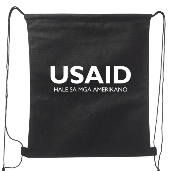 USAID Bicolano - Non-Woven Drawstring Backpacks (14.5"x17.5")