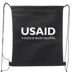 USAID Thai - Non-Woven Drawstring Backpacks (14.5"x17.5")