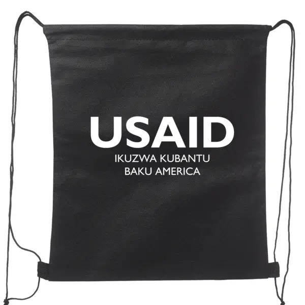 USAID Tonga - Non-Woven Drawstring Backpacks (14.5"x17.5")