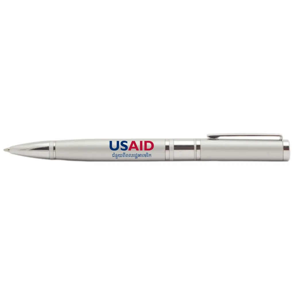USAID Khmer - Diplomat Metal Ballpoint Pens