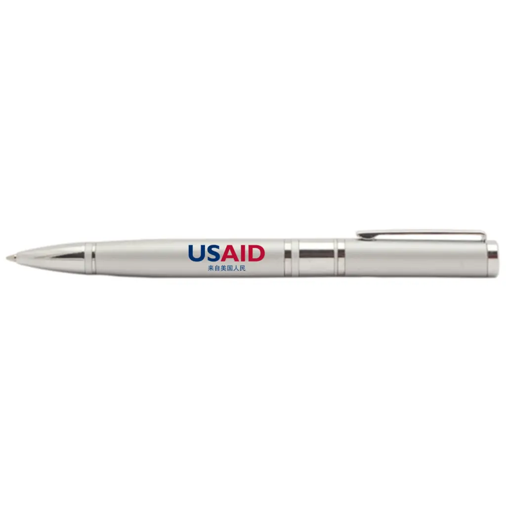 USAID Mandarin - Diplomat Metal Ballpoint Pens