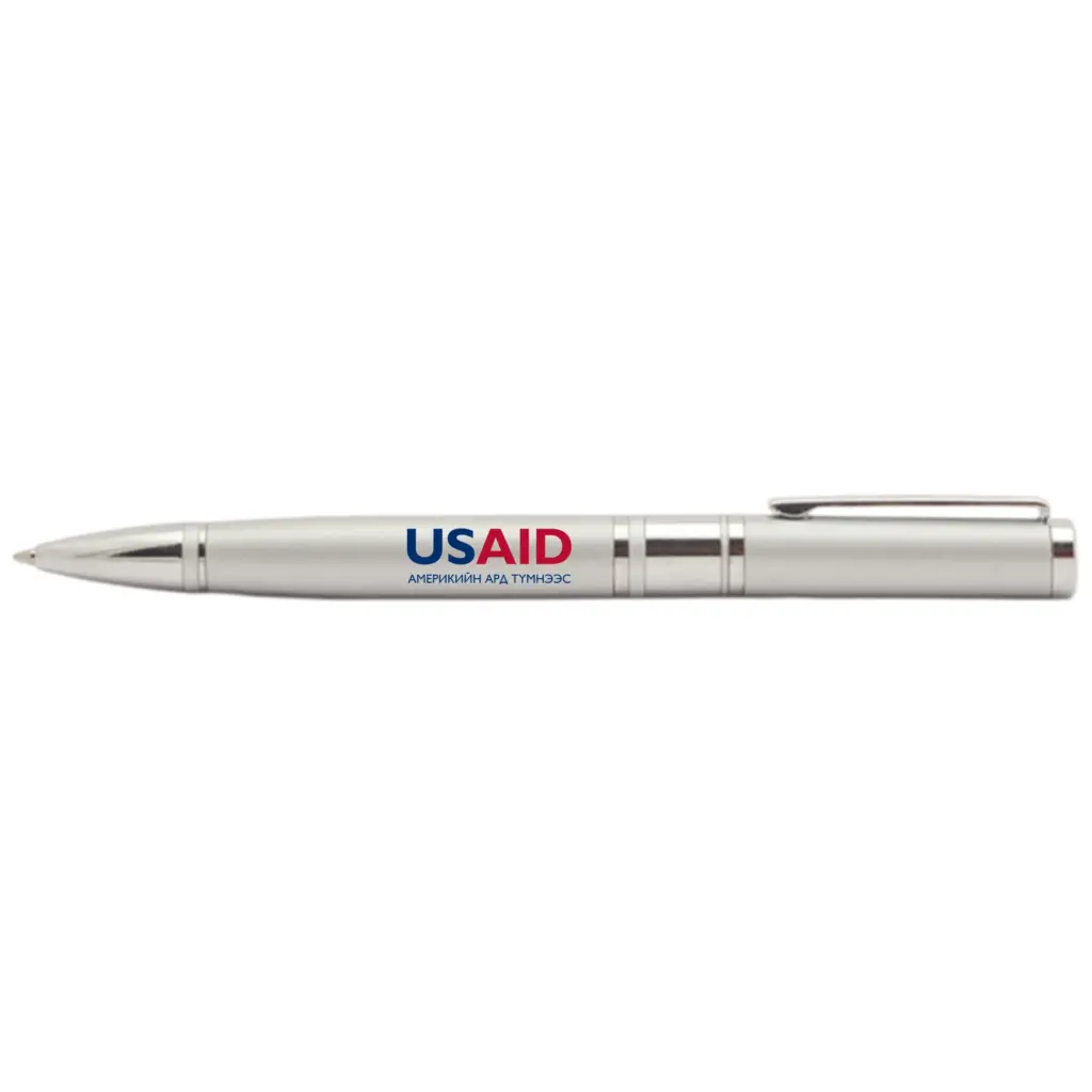 USAID Mongolian - Diplomat Metal Ballpoint Pens