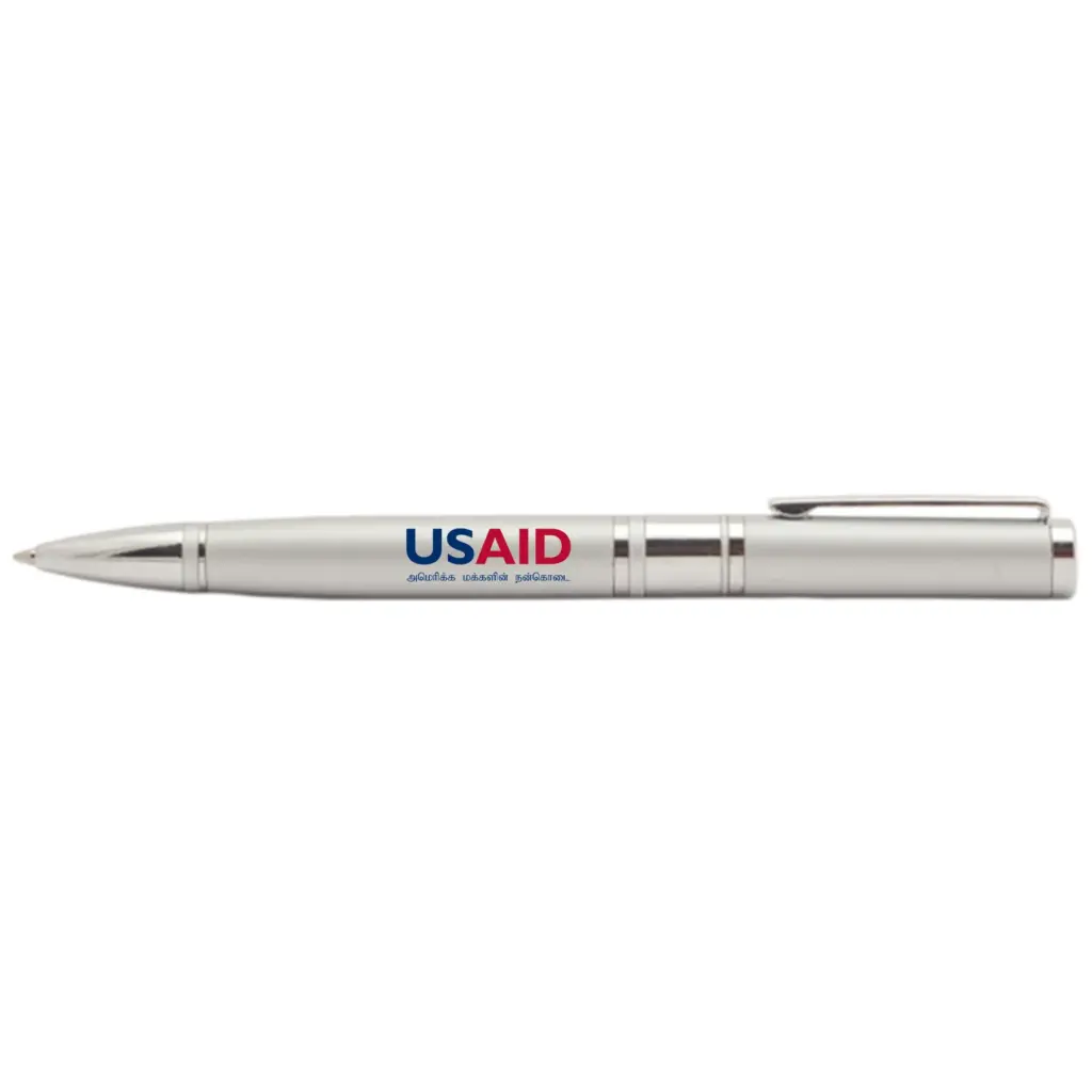 USAID Tamil - Diplomat Metal Ballpoint Pens