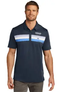 USAID Dari - New TravisMathew Cabana Chest Stripe Polo