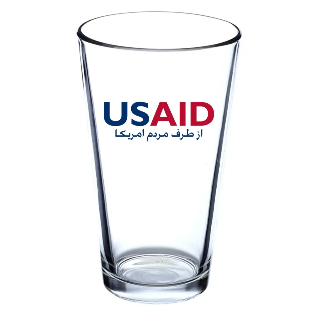 USAID Dari - 16 Oz. Pint Glasses