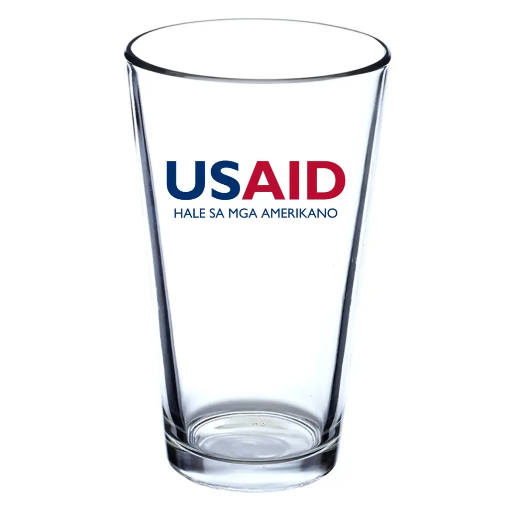 USAID Bicolano - 16 Oz. Pint Glasses
