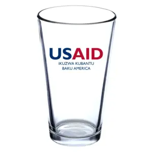 USAID Tonga - 16 Oz. Pint Glasses