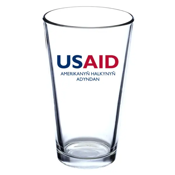 USAID Turkmen - 16 Oz. Pint Glasses