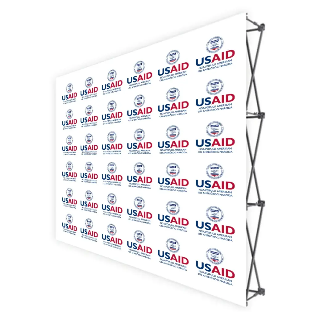 USAID Albanian Translated Brandmark Banners & Stickers