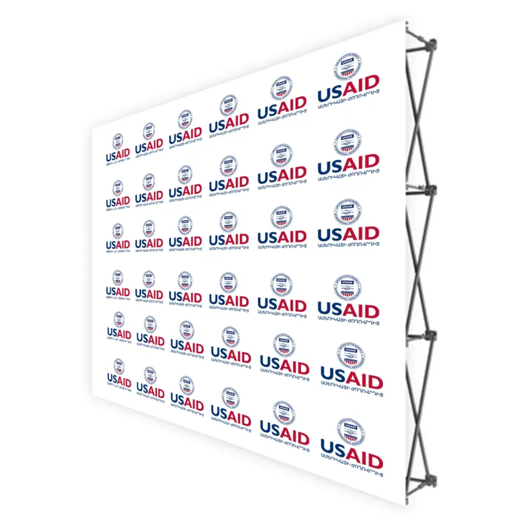 USAID Armenian Translated Brandmark Banners & Stickers