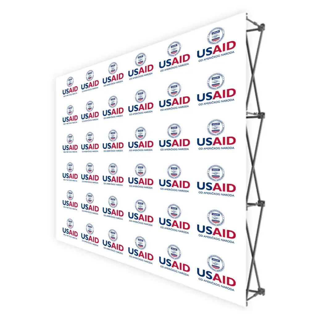 USAID Croatian Translated Brandmark Banners & Stickers