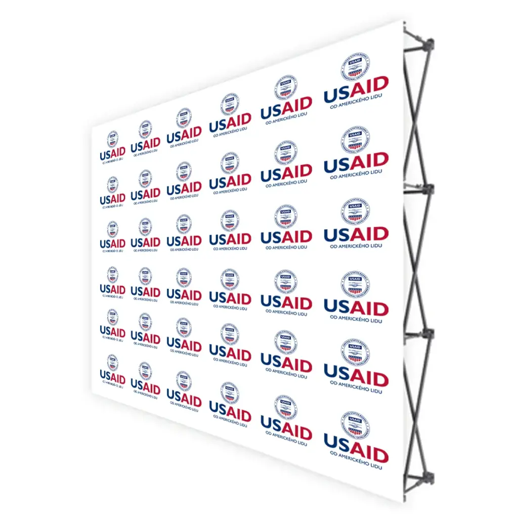 USAID Czech Translated Brandmark Banners & Stickers