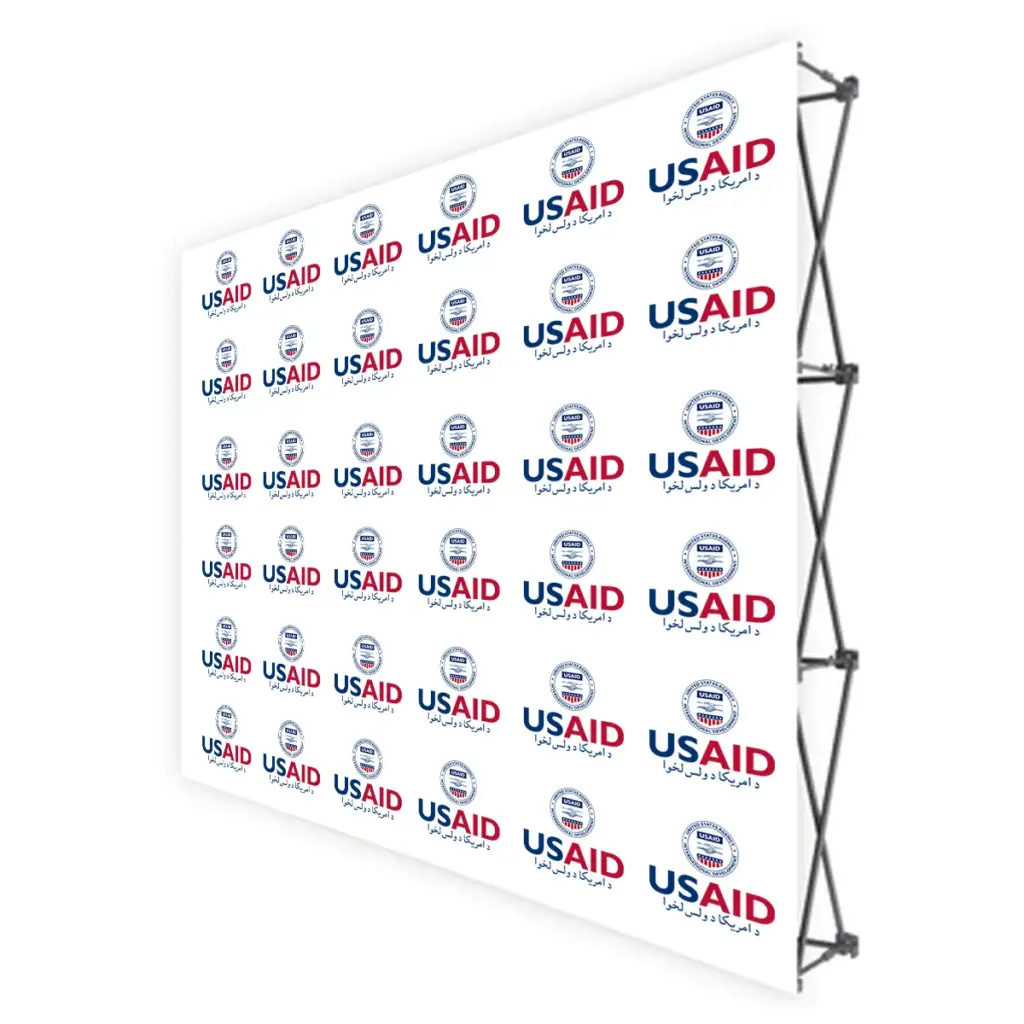 USAID Pashto Translated Brandmark Banners & Stickers