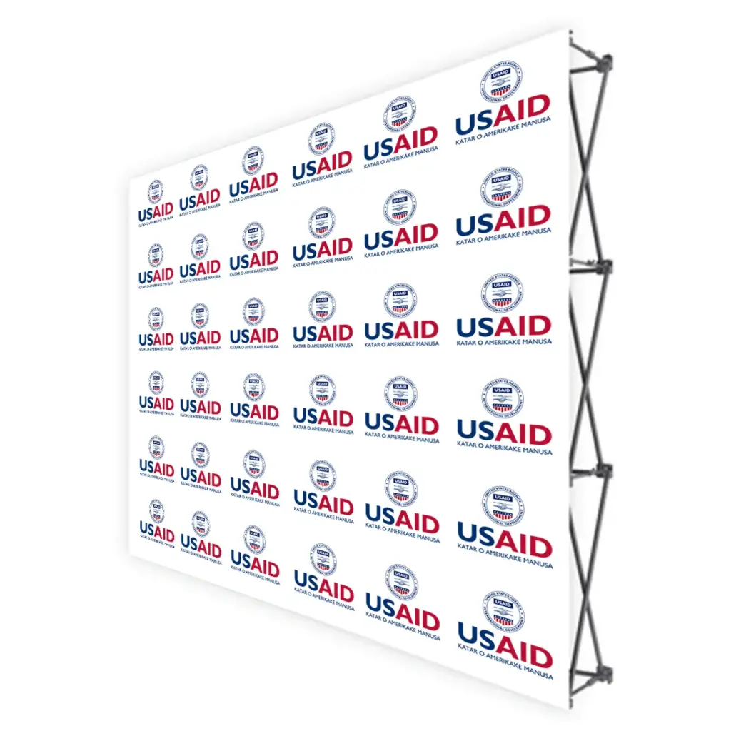 USAID Romanes Translated Brandmark Banners & Stickers