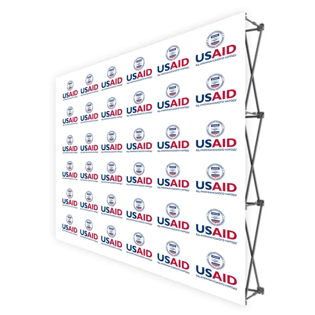 USAID Ukrainian Translated Brandmark Banners & Stickers