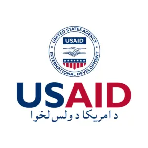 USAID Pashto Vinyl Sign