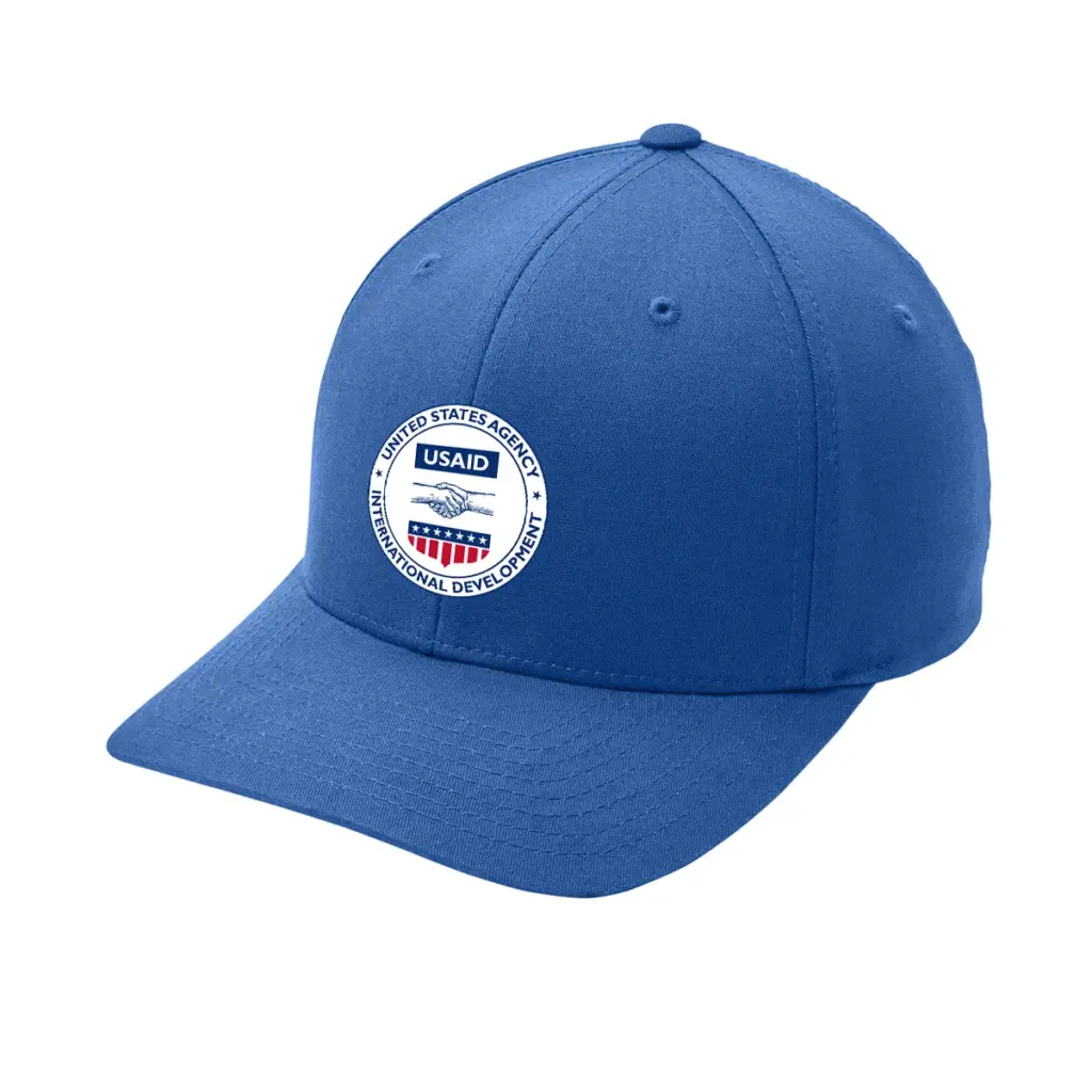 USAID Russian - Port Authority Flexfit Cotton Twill Cap (Patch)