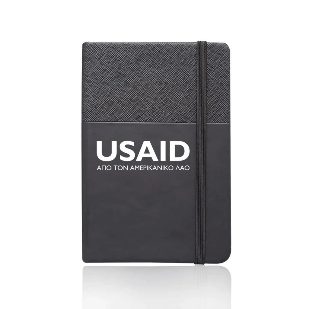 USAID Greek - Bellingham Hardcover Journals with Band