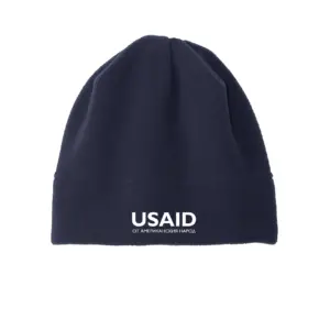 USAID Bulgarian - Embroidered Port Authority R-Tek Stretch Fleece Beanie