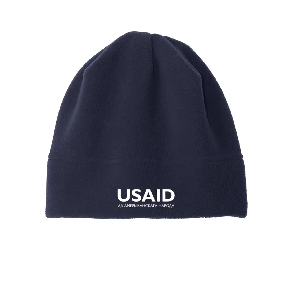 USAID Belarusian - Embroidered Port Authority R-Tek Stretch Fleece Beanie
