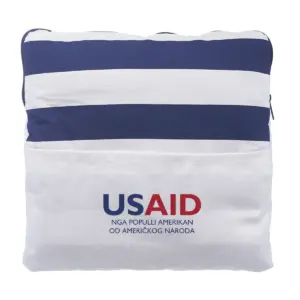 USAID Albanian - 2-in-1 Cordova Pillow Blankets