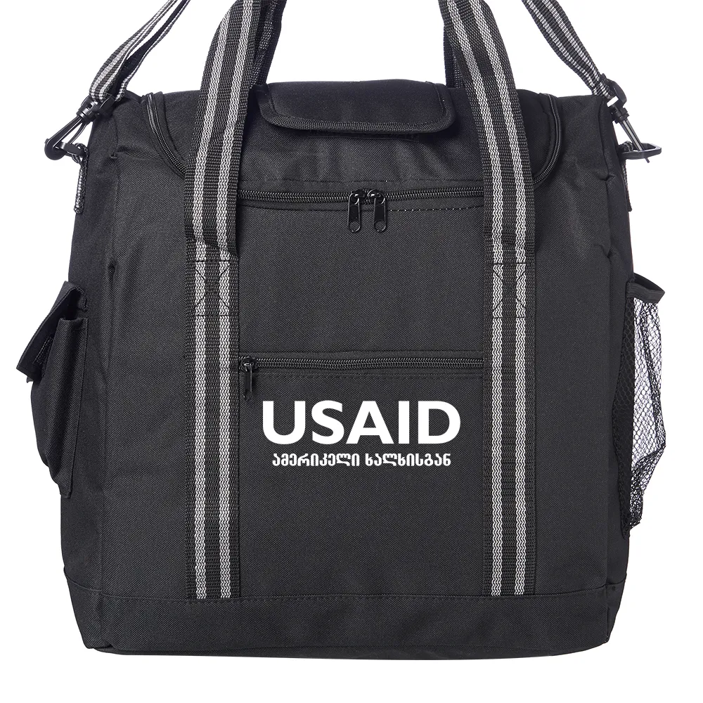 USAID Georgian - Flip Flap Insulated Cooler Lunch Bags