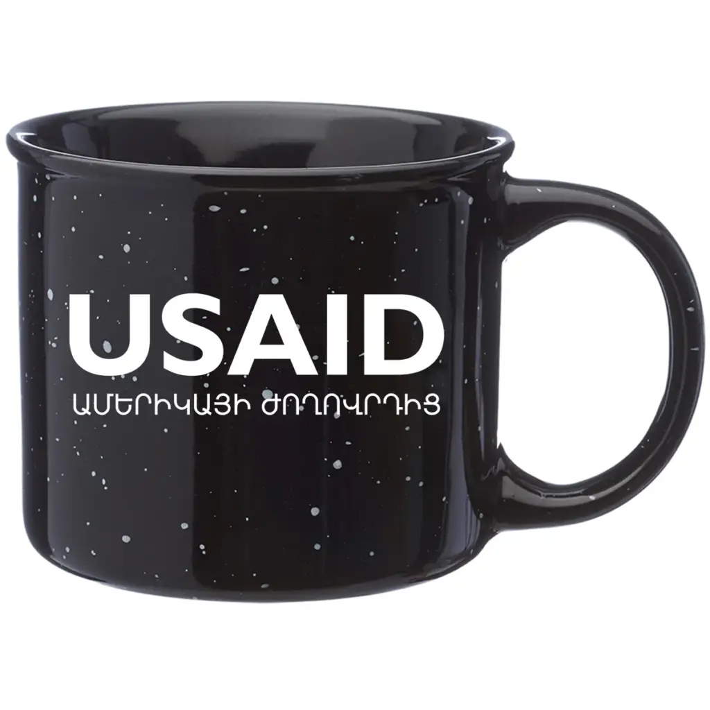 USAID Armenian - 13 Oz. Ceramic Campfire Coffee Mugs