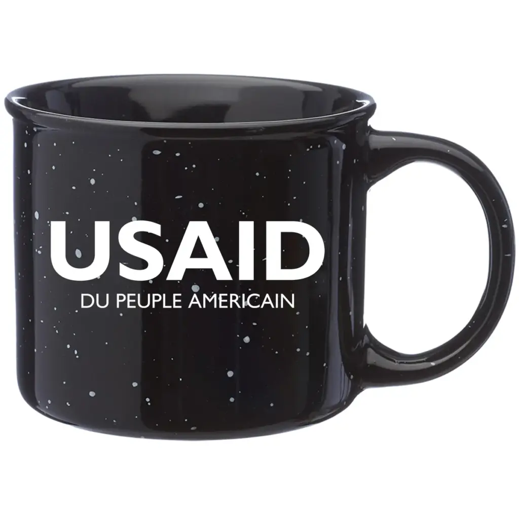 USAID French - 13 Oz. Ceramic Campfire Coffee Mugs