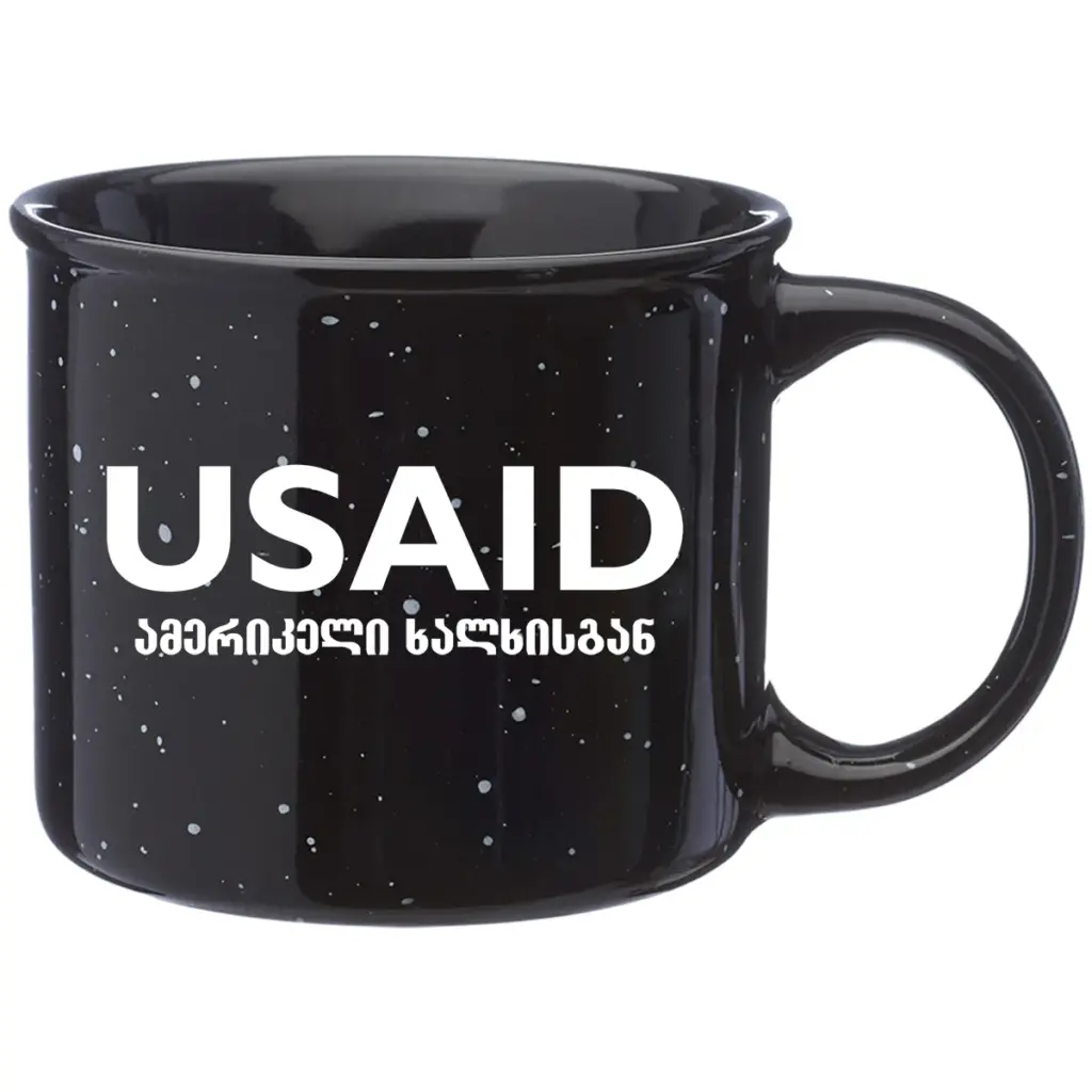 USAID Georgian - 13 Oz. Ceramic Campfire Coffee Mugs