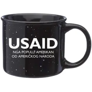 USAID Albanian - 13 Oz. Ceramic Campfire Coffee Mugs