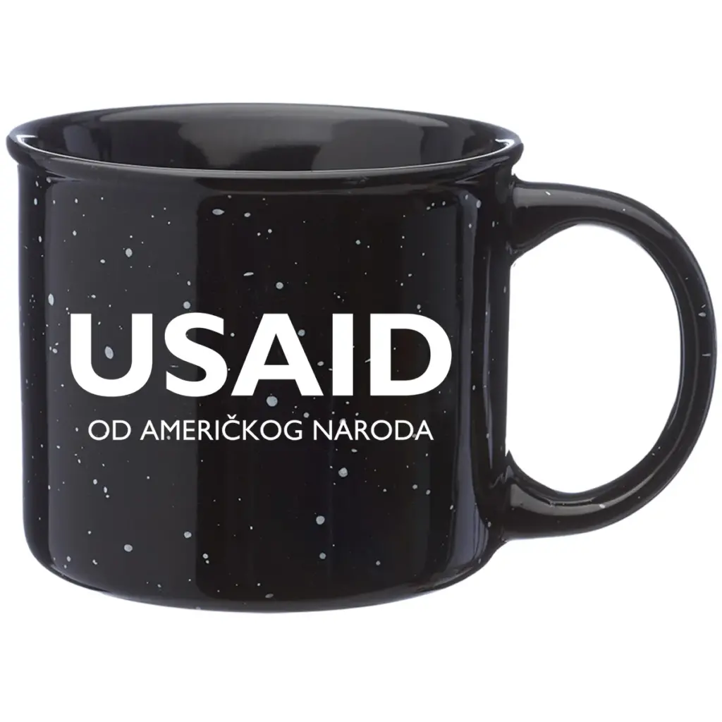 USAID Serbian - 13 Oz. Ceramic Campfire Coffee Mugs