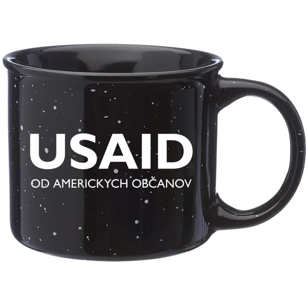 USAID Slovak - 13 Oz. Ceramic Campfire Coffee Mugs